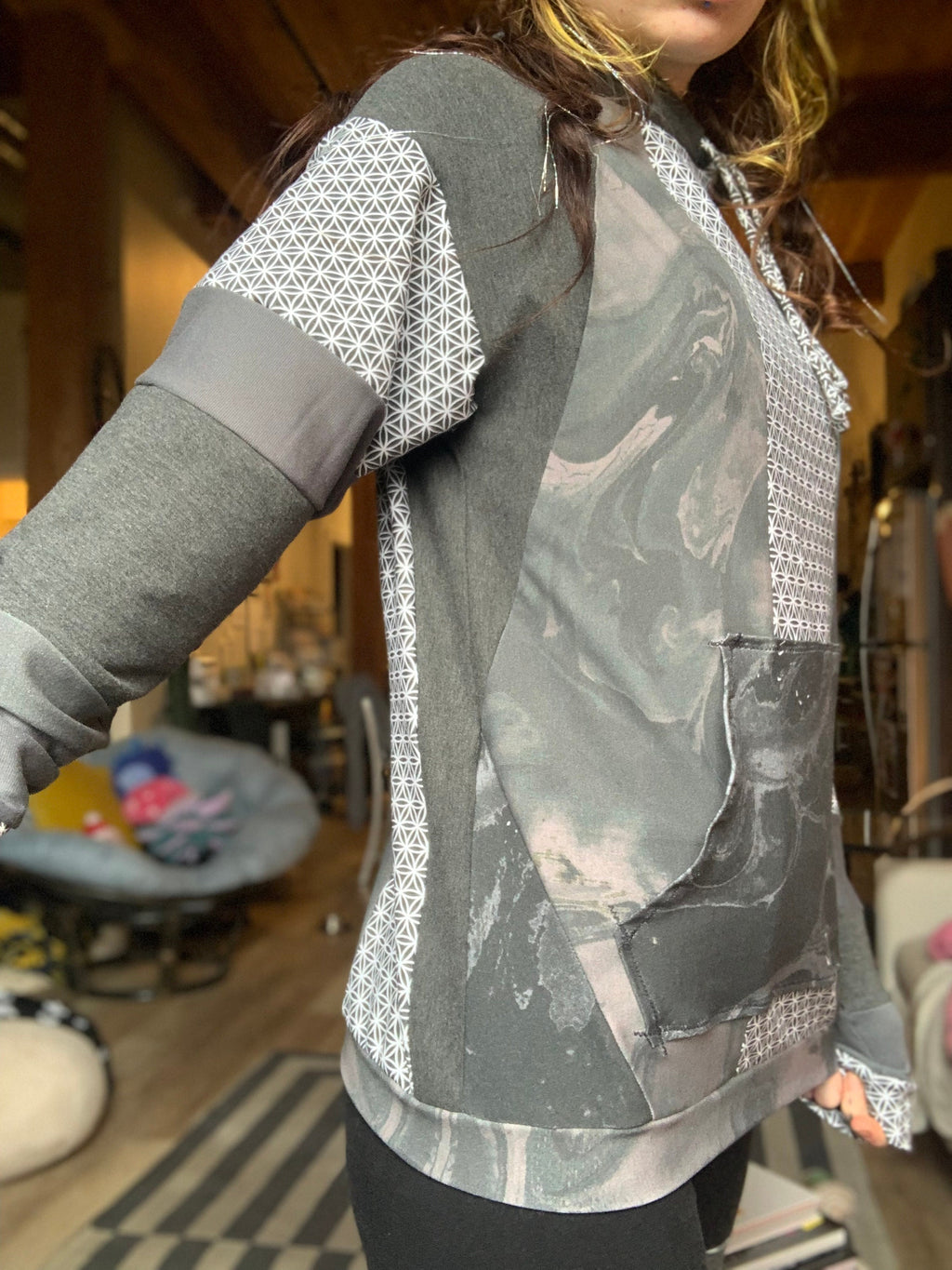 MTO Patchwork Hoodie - Choose your Pattern/Color