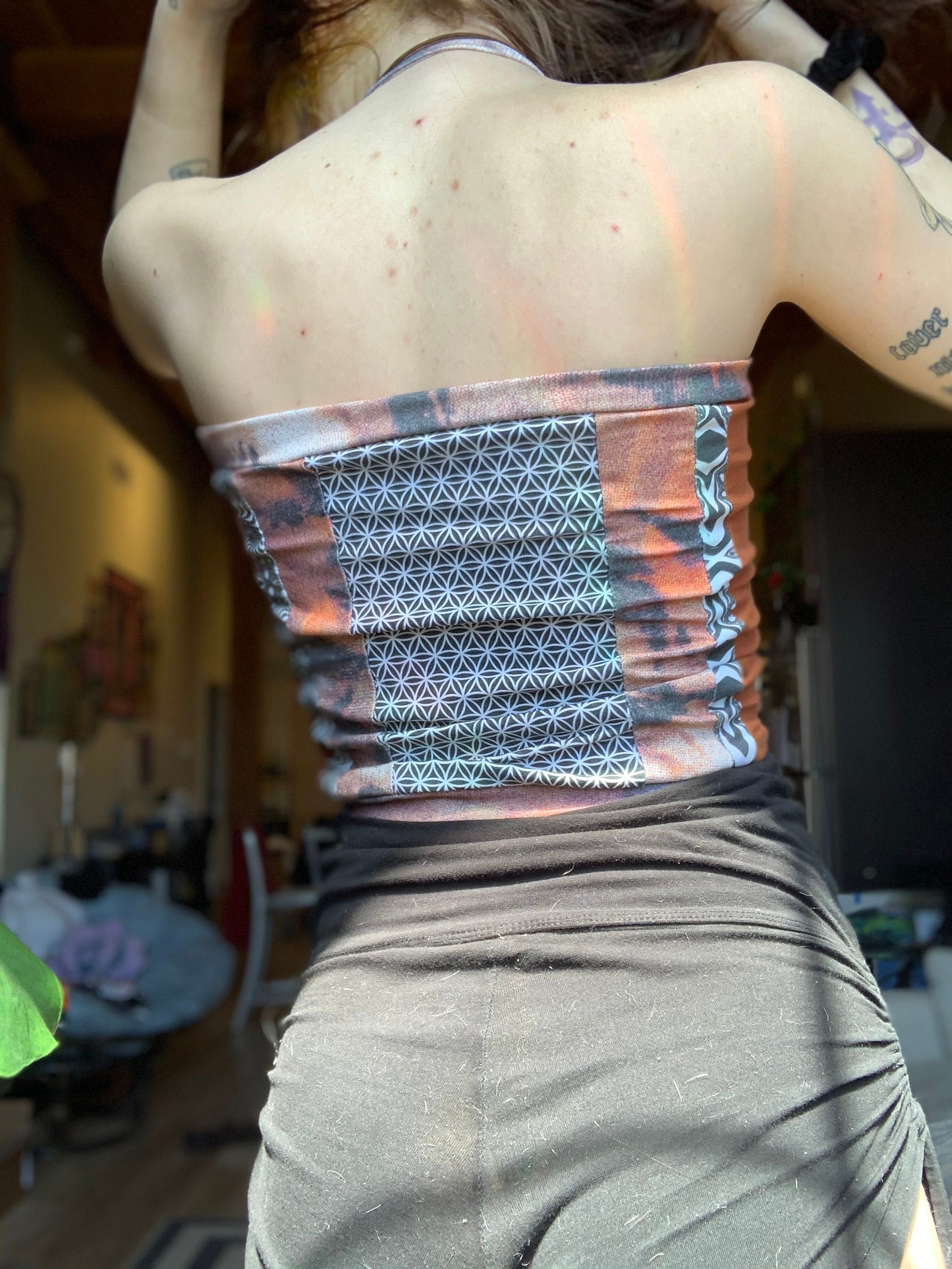 MTO Ria Cinch Halter Tube Top- Choose Your Patterns