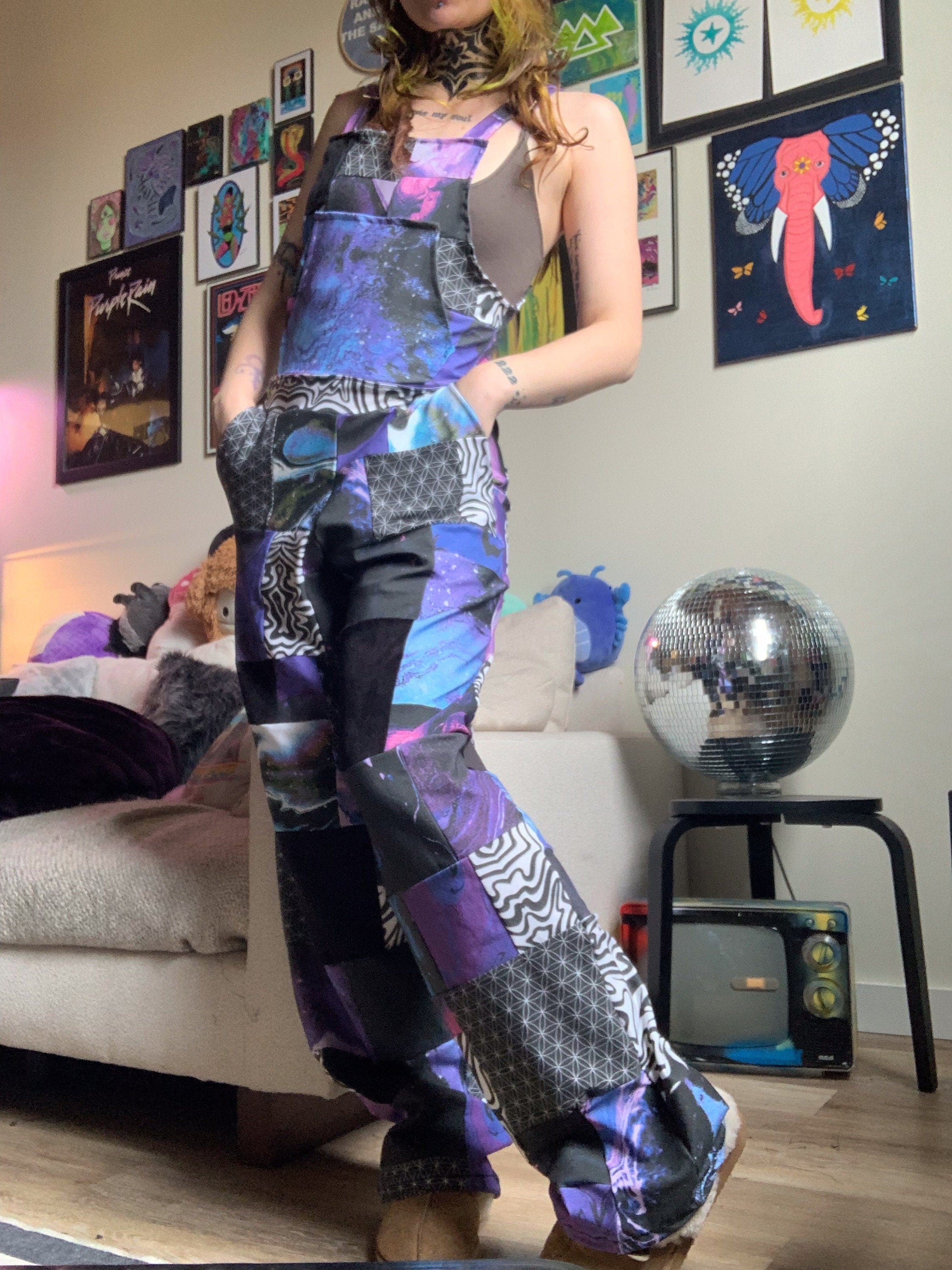 MTO Patchwork Overalls- FULLY Customizable and UNISEX