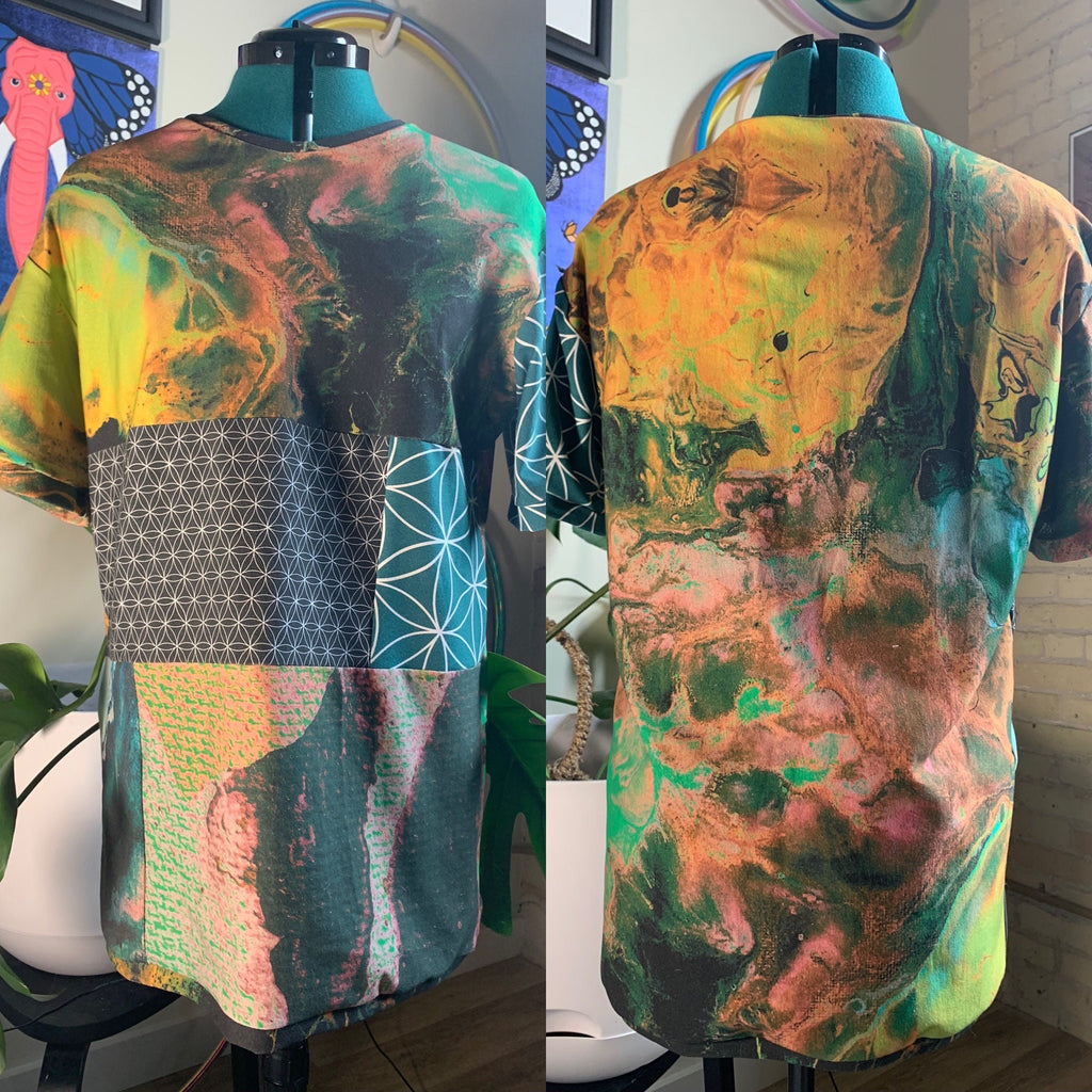 MTO Neo Patchwork T-Shirt - Unisex/Men's - Choose Your Patterns