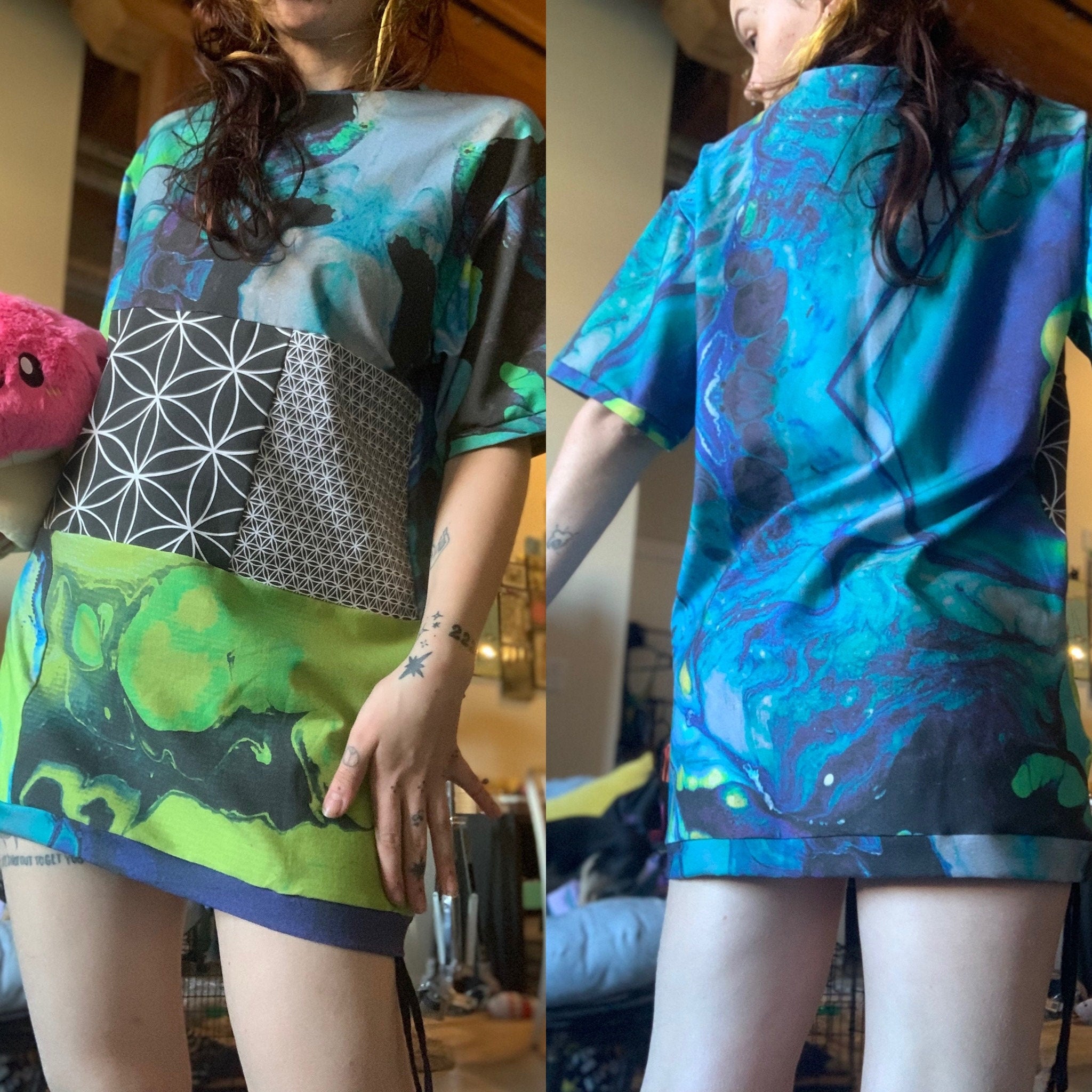 MTO Neo Patchwork T-Shirt - Unisex/Men's - Choose Your Patterns