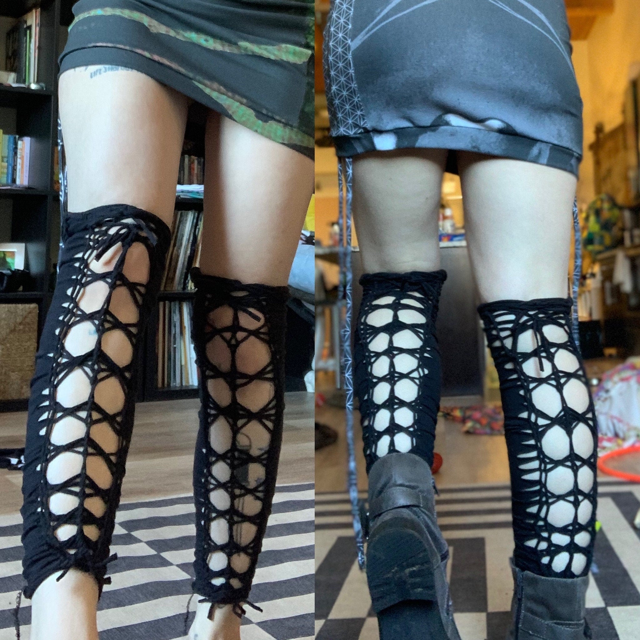 MTO Fairy Legs - Slitweave/Braided Leg Warmers