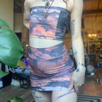 MTO Cinch Mini Skirt - Choose Your Pattern