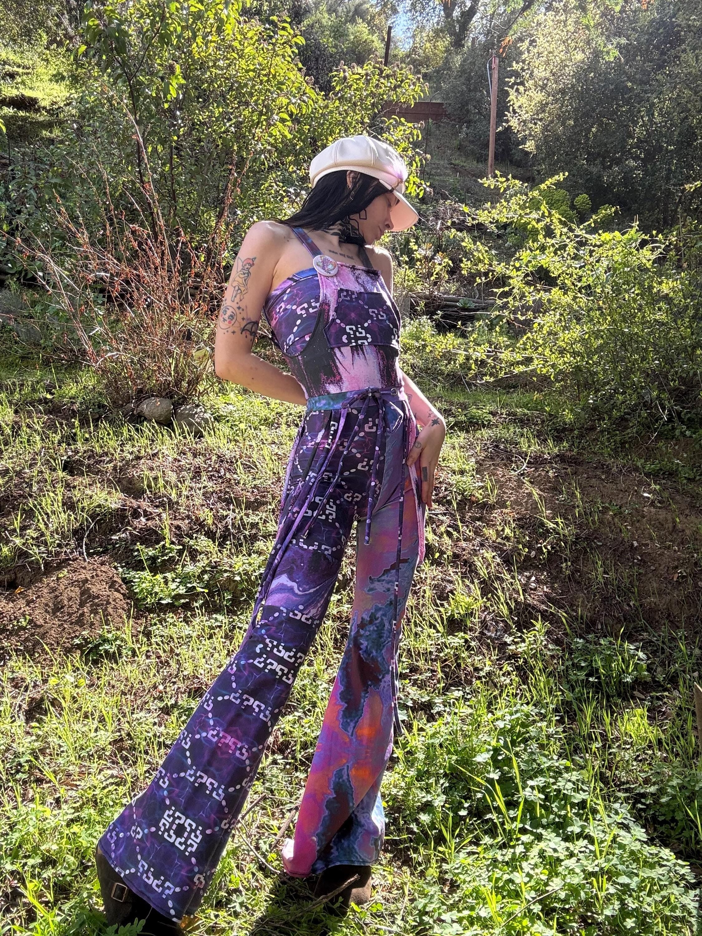 MTO Fae Bell Bottom Overalls- Your choice of 3-4 prints