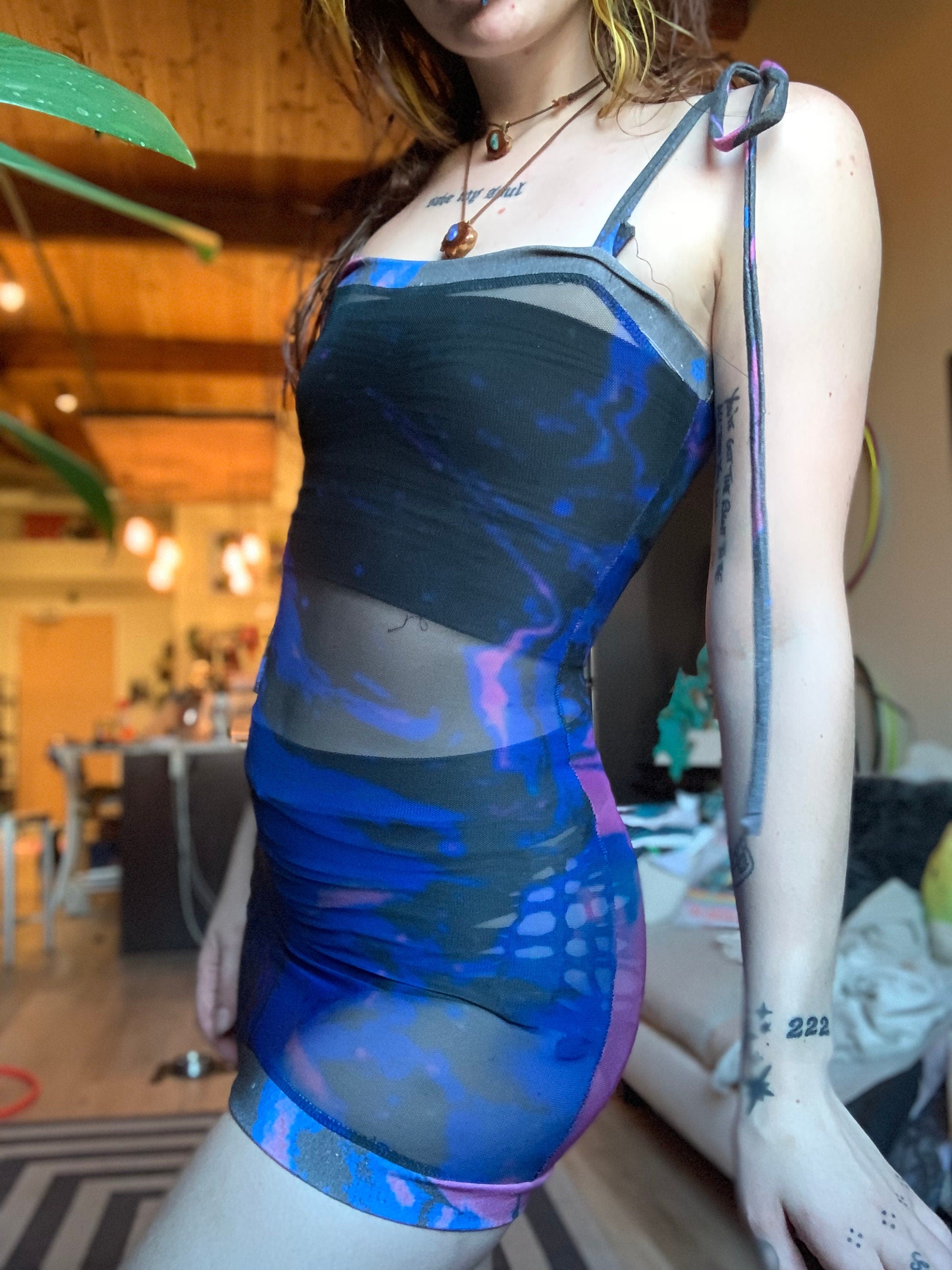 MTO Infinite Mesh Mini Dress - Choose Your Pattern
