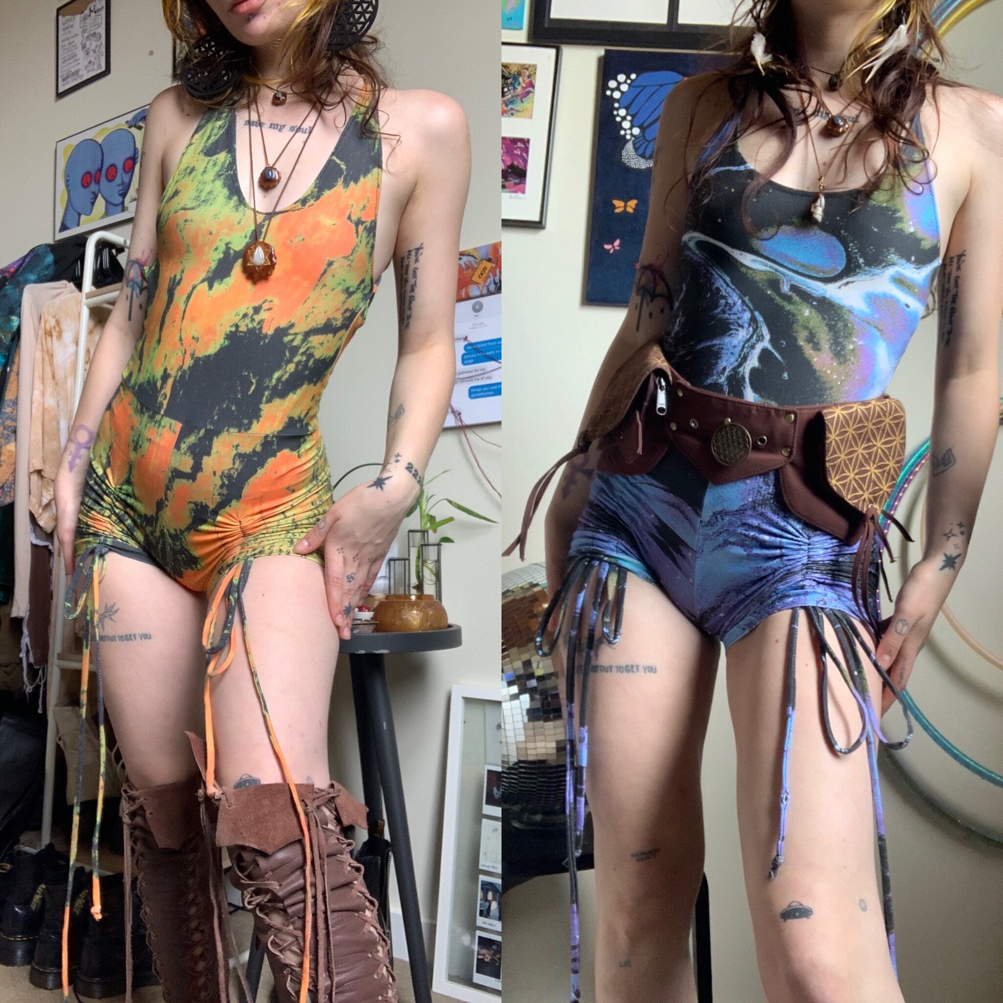 MTO Dreamster Playsuit/Romper - Choose Your Pattern + Top Style!