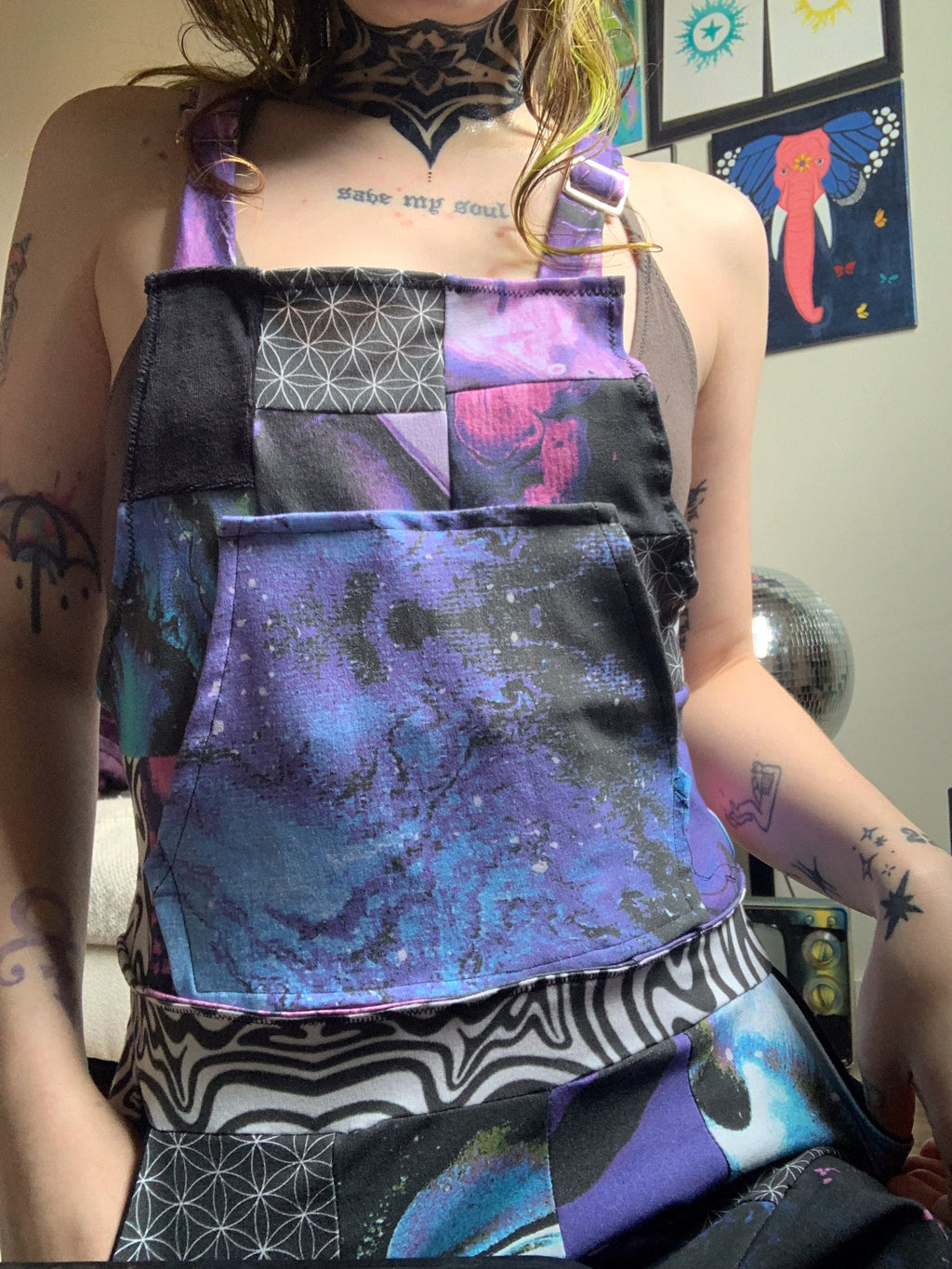 MTO Patchwork Overalls- FULLY Customizable and UNISEX