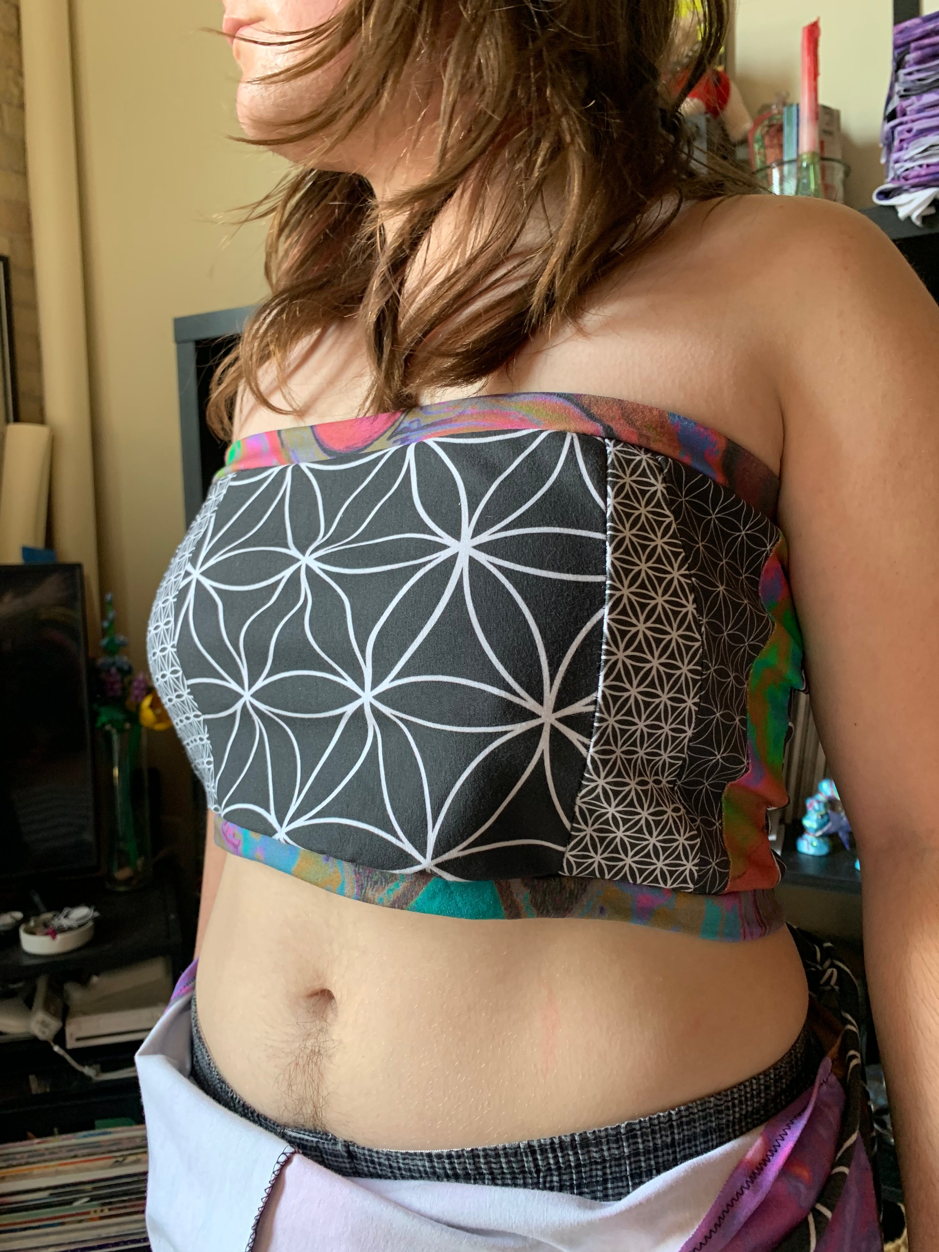 MTO Funktion Patchwork Tube Top