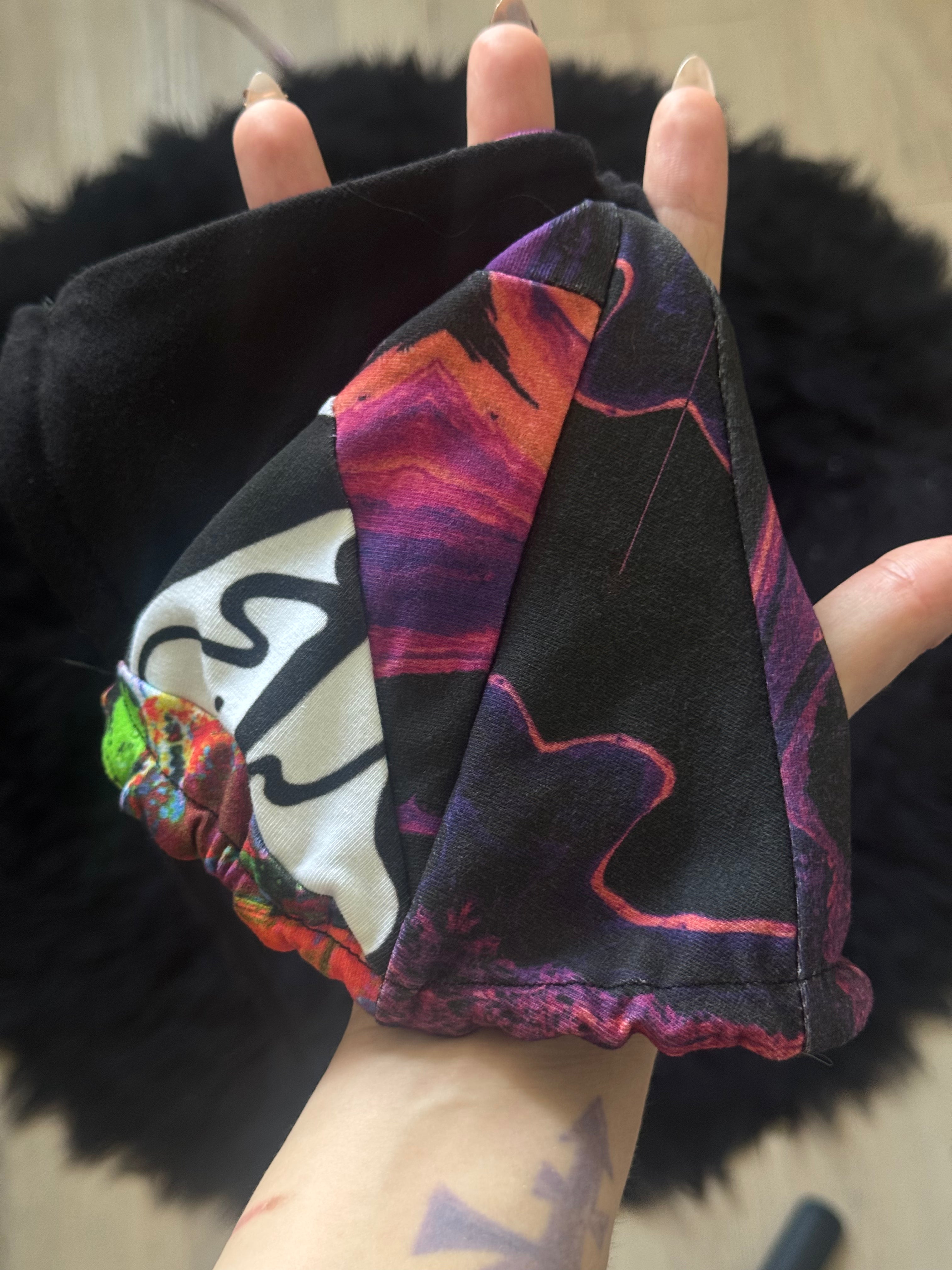 RTS Patchwork Triangle Bikini top