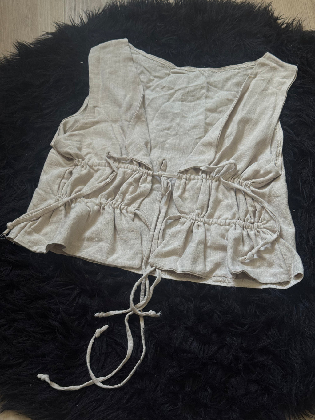 OOAK Linen Top - XL/2XL