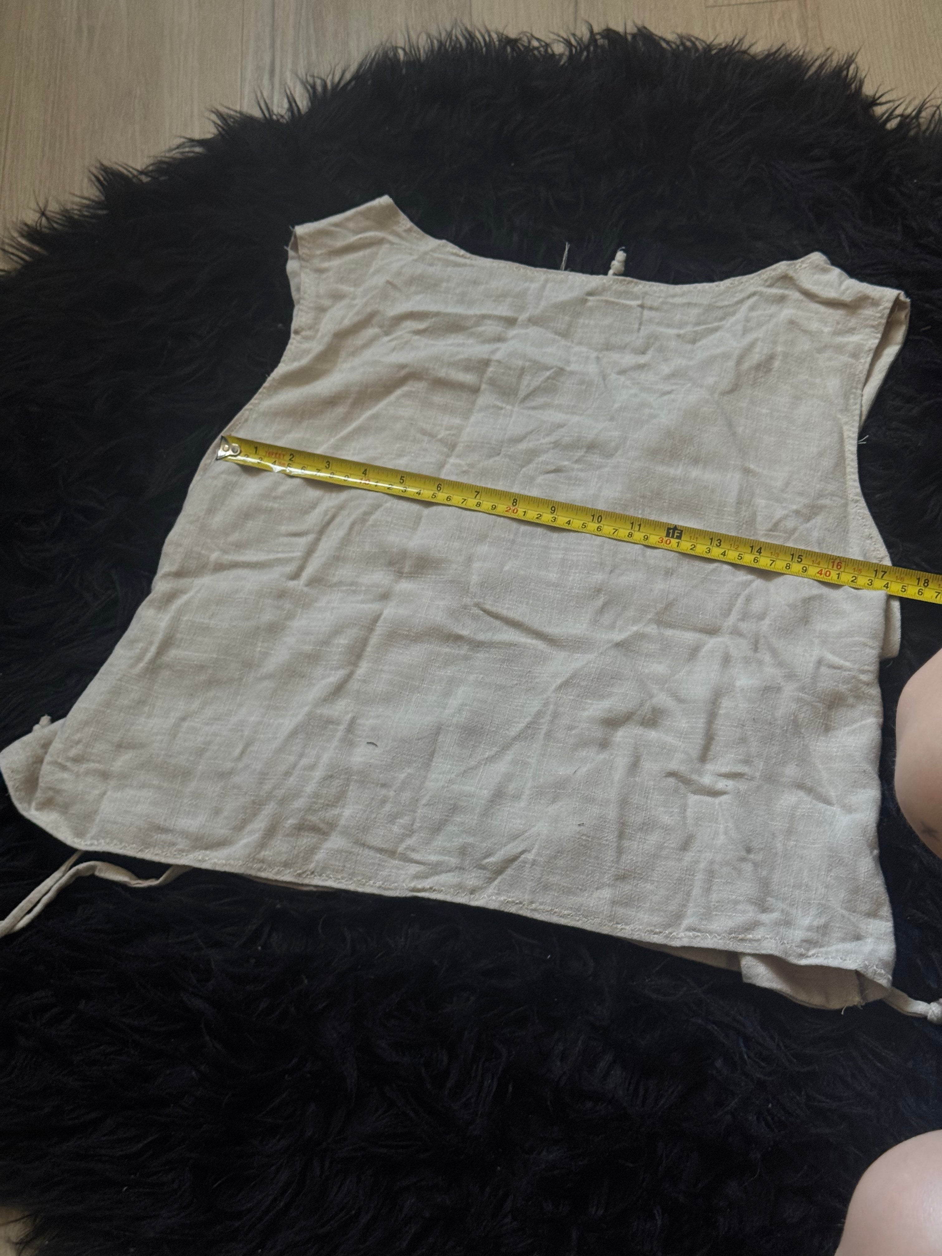 OOAK Linen Top - XL/2XL