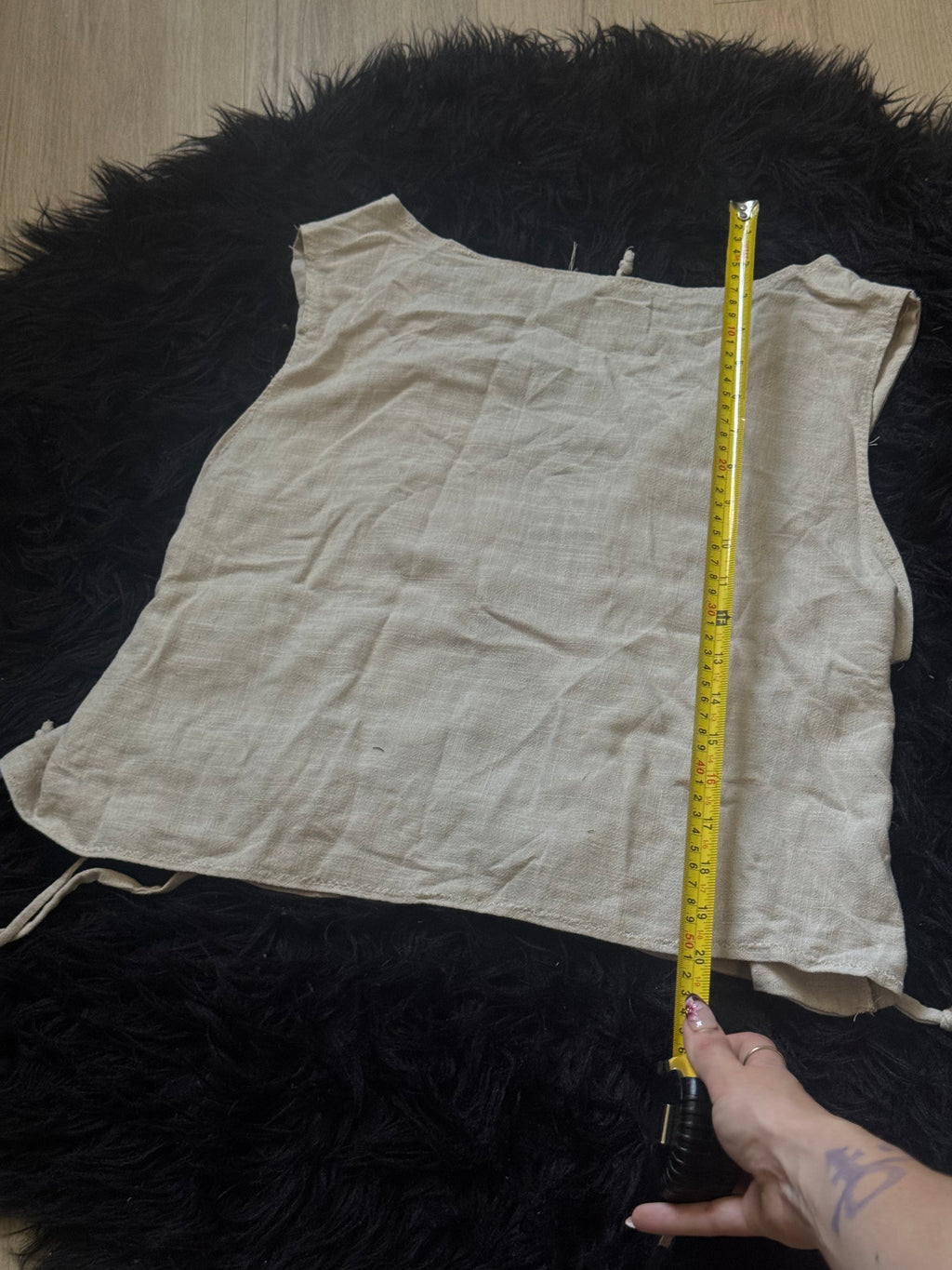 OOAK Linen Top - XL/2XL