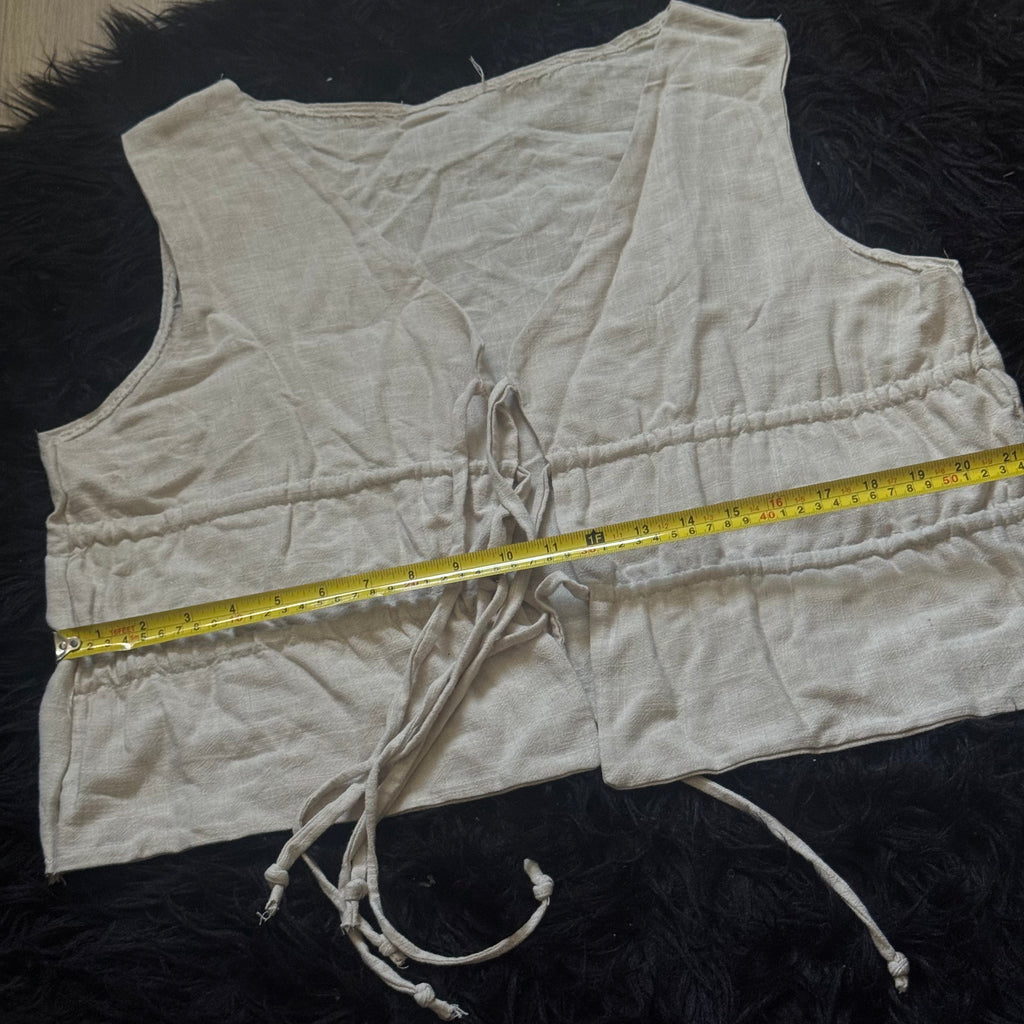 OOAK Linen Top - XL/2XL