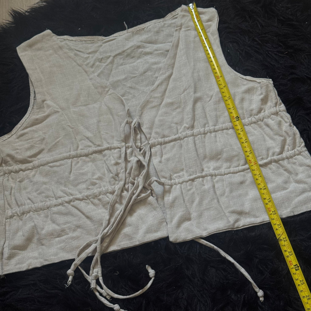 OOAK Linen Top - XL/2XL