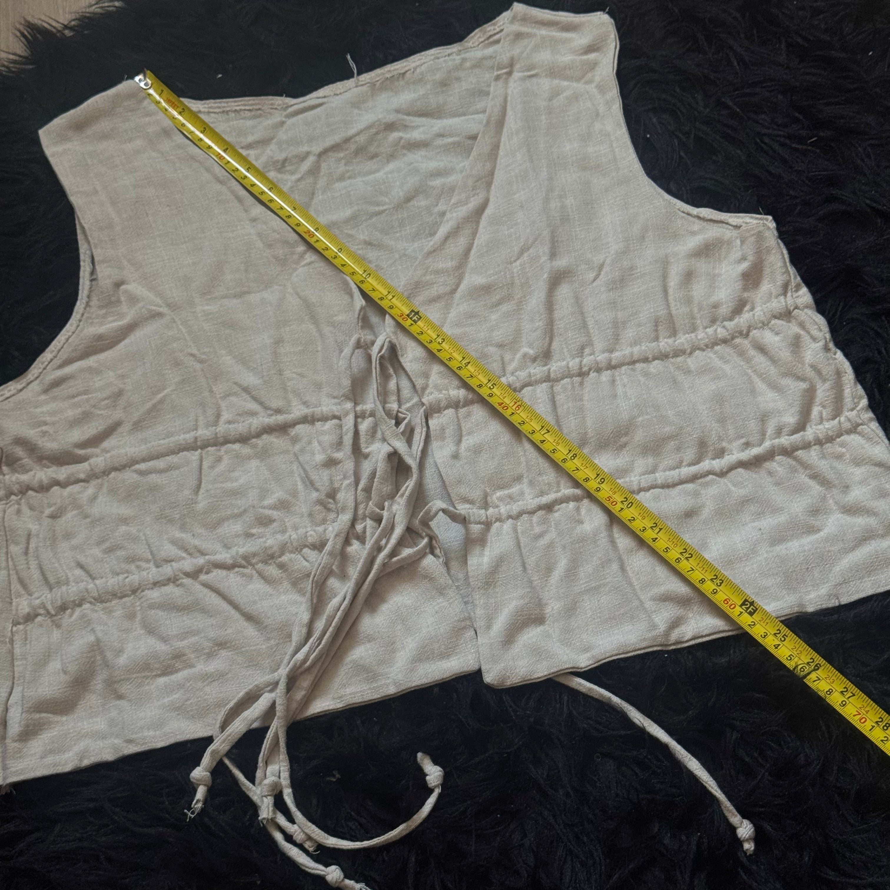 OOAK Linen Top - XL/2XL