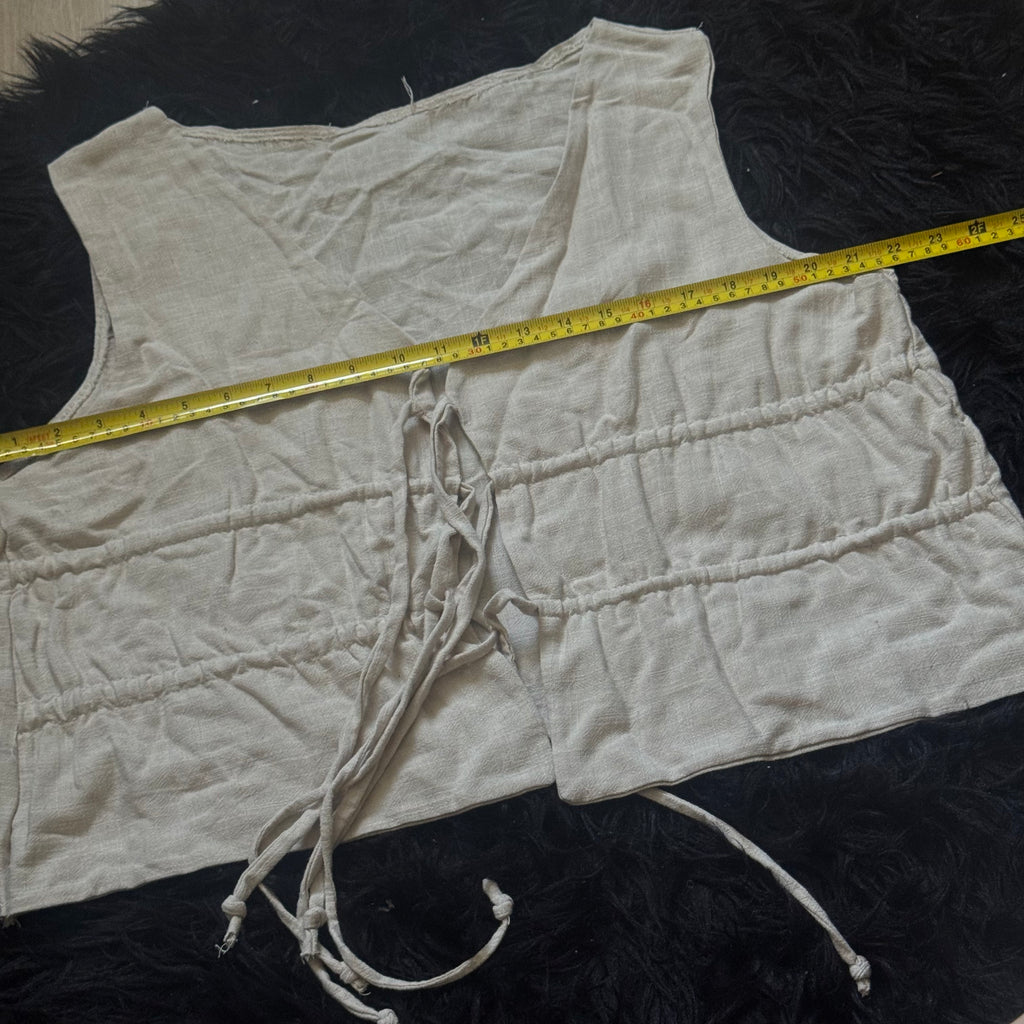 OOAK Linen Top - XL/2XL