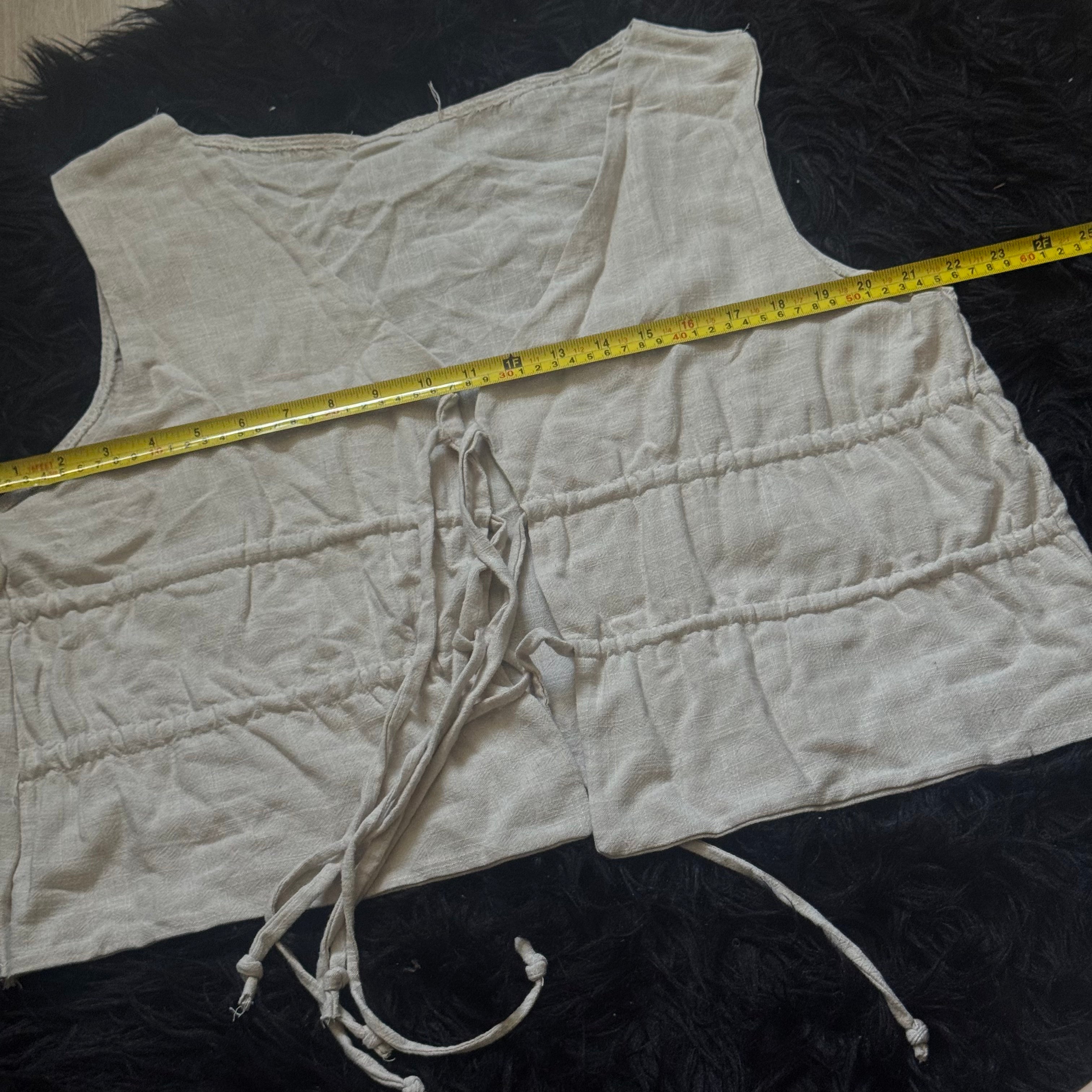 OOAK Linen Top - XL/2XL