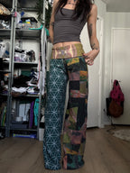 RTS Patchy Straight Leg Pants - Small