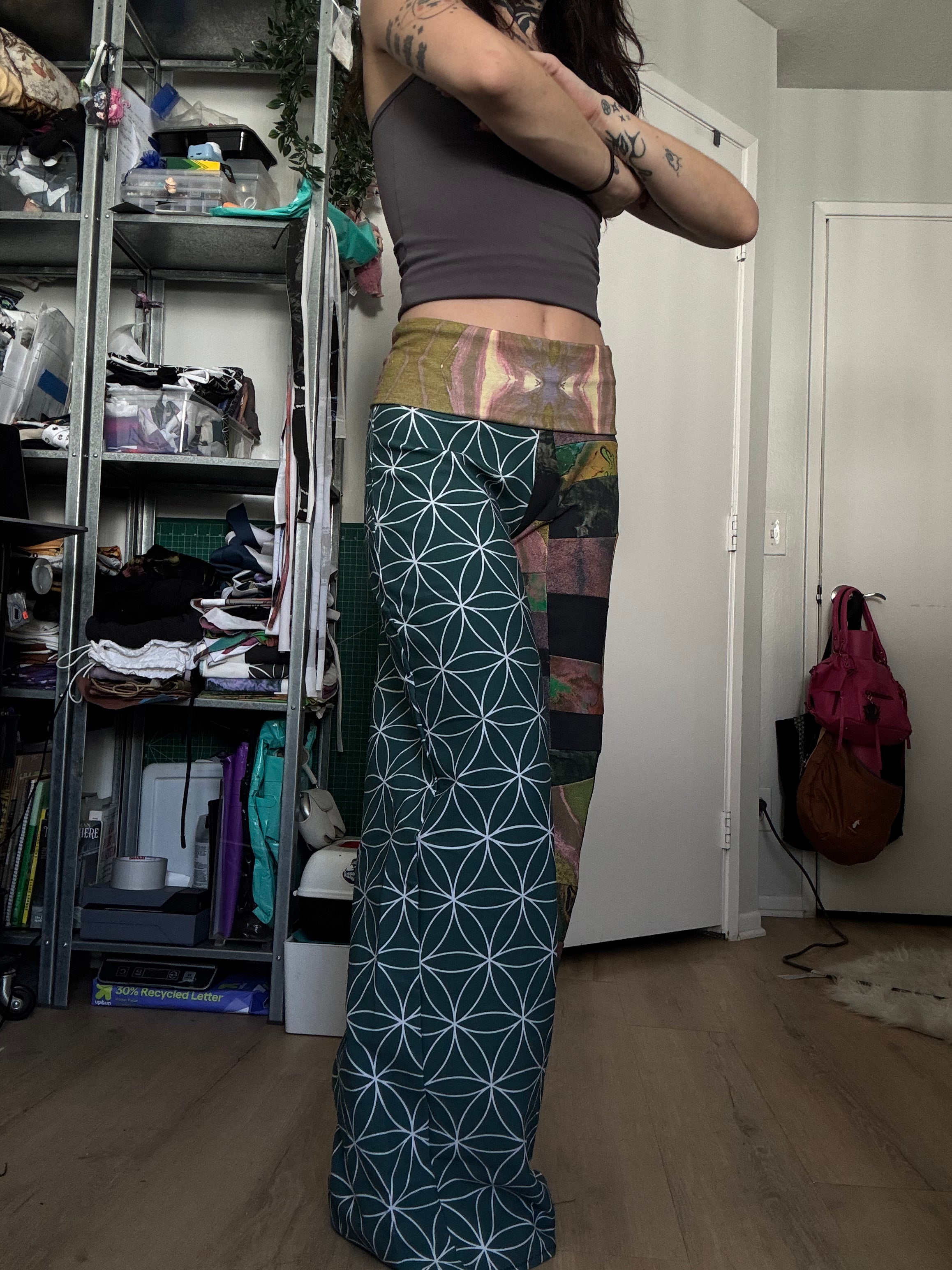 RTS Patchy Straight Leg Pants - Small