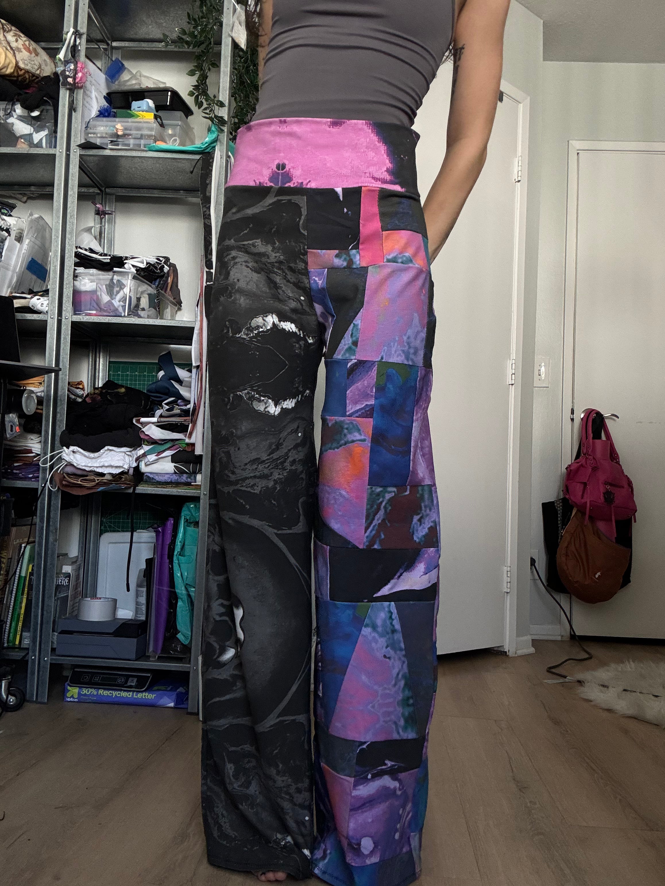 RTS Patchy Straight Leg Pants - Large