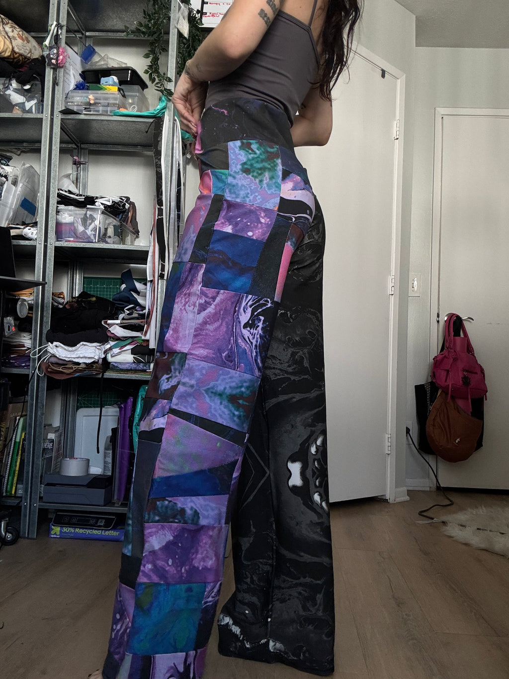 RTS Patchy Straight Leg Pants - Large