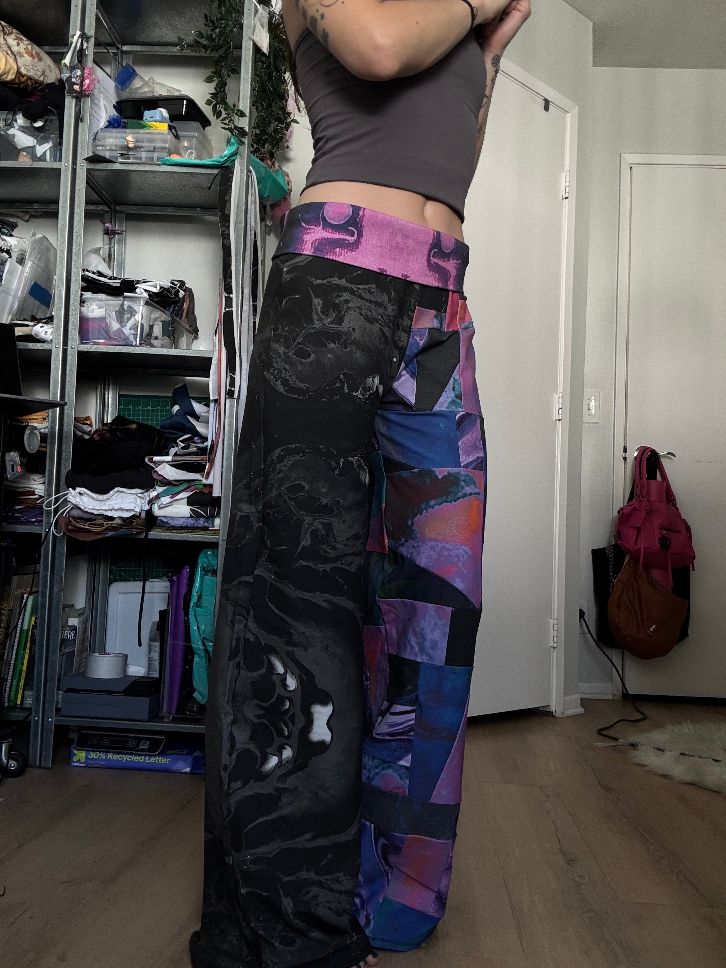 RTS Patchy Straight Leg Pants - Large