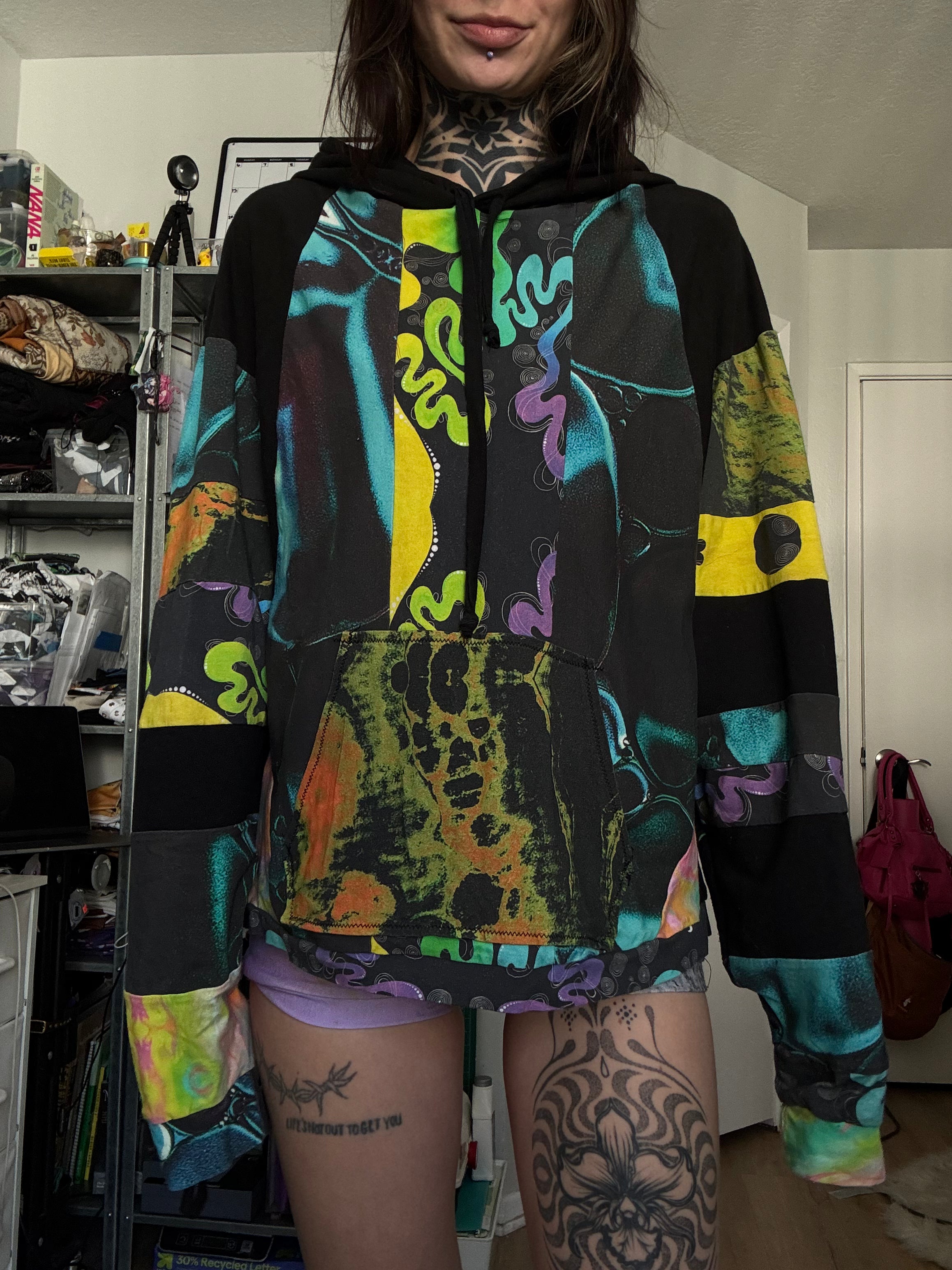 OOAK Patchwork Hoodie