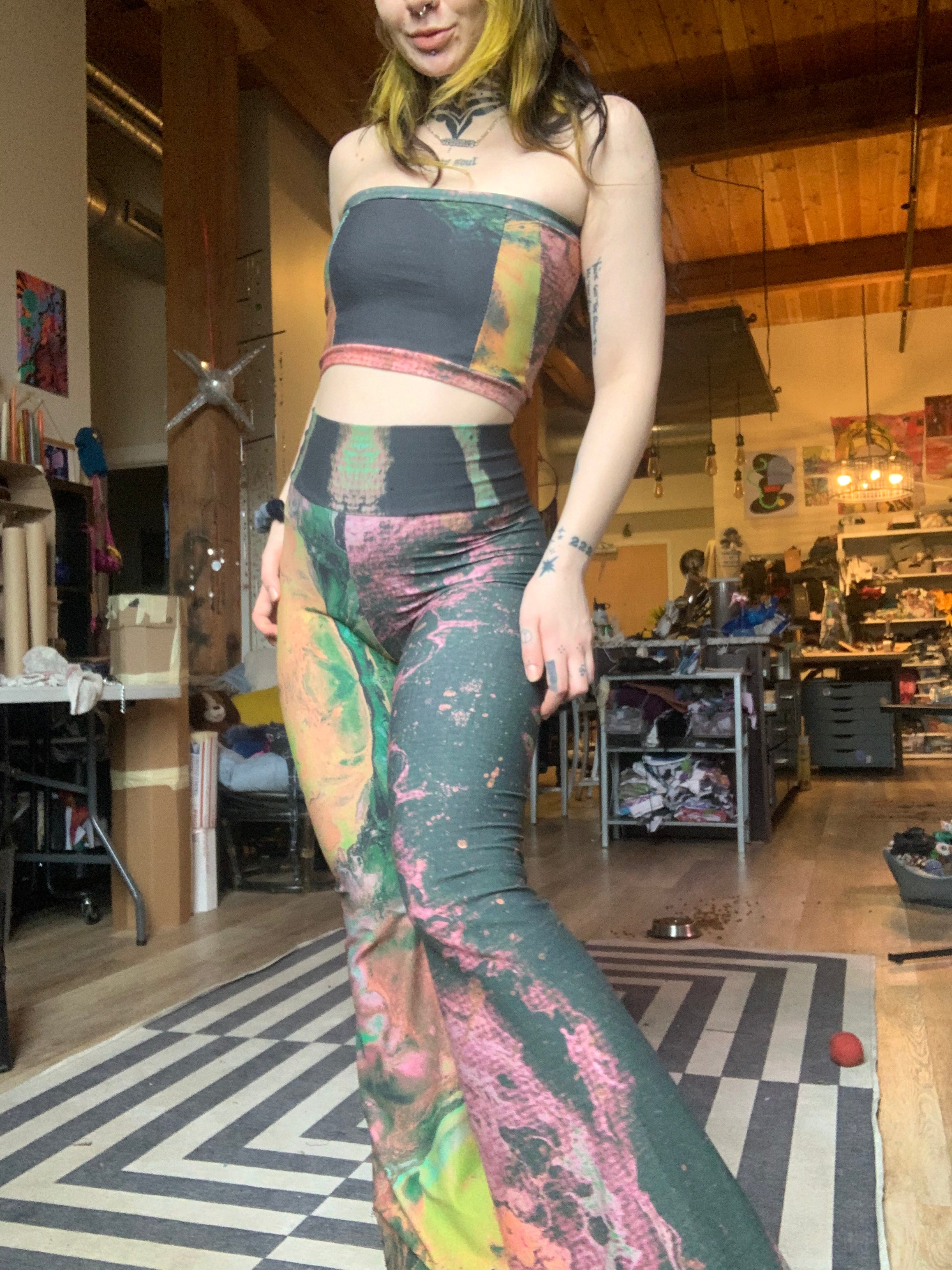 MTO Funktion Patchwork Tube Top