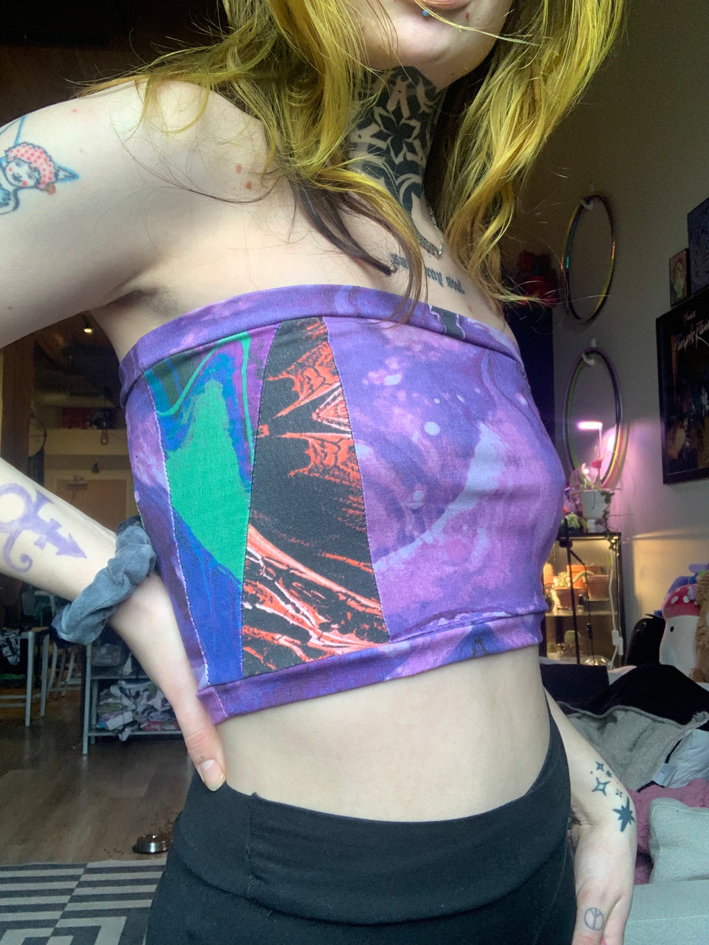 MTO Funktion Patchwork Tube Top