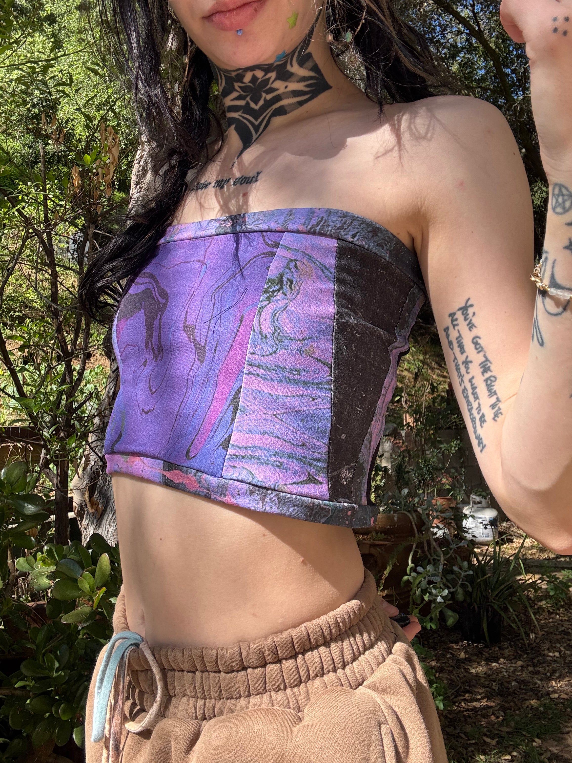 MTO Funktion Patchwork Tube Top
