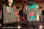 MTO Cropped Patchwork Hoodie