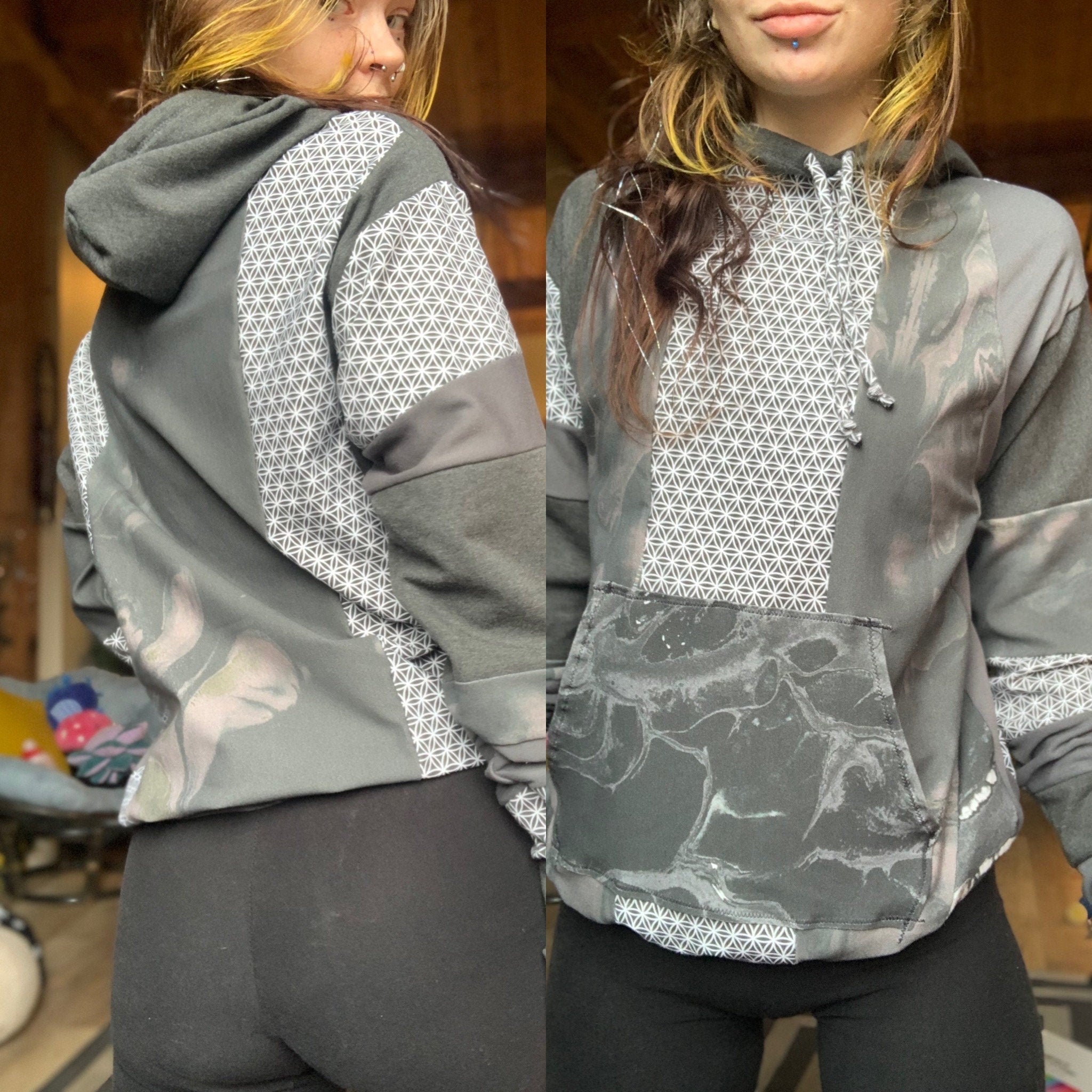 MTO Patchwork Hoodie - Choose your Pattern/Color