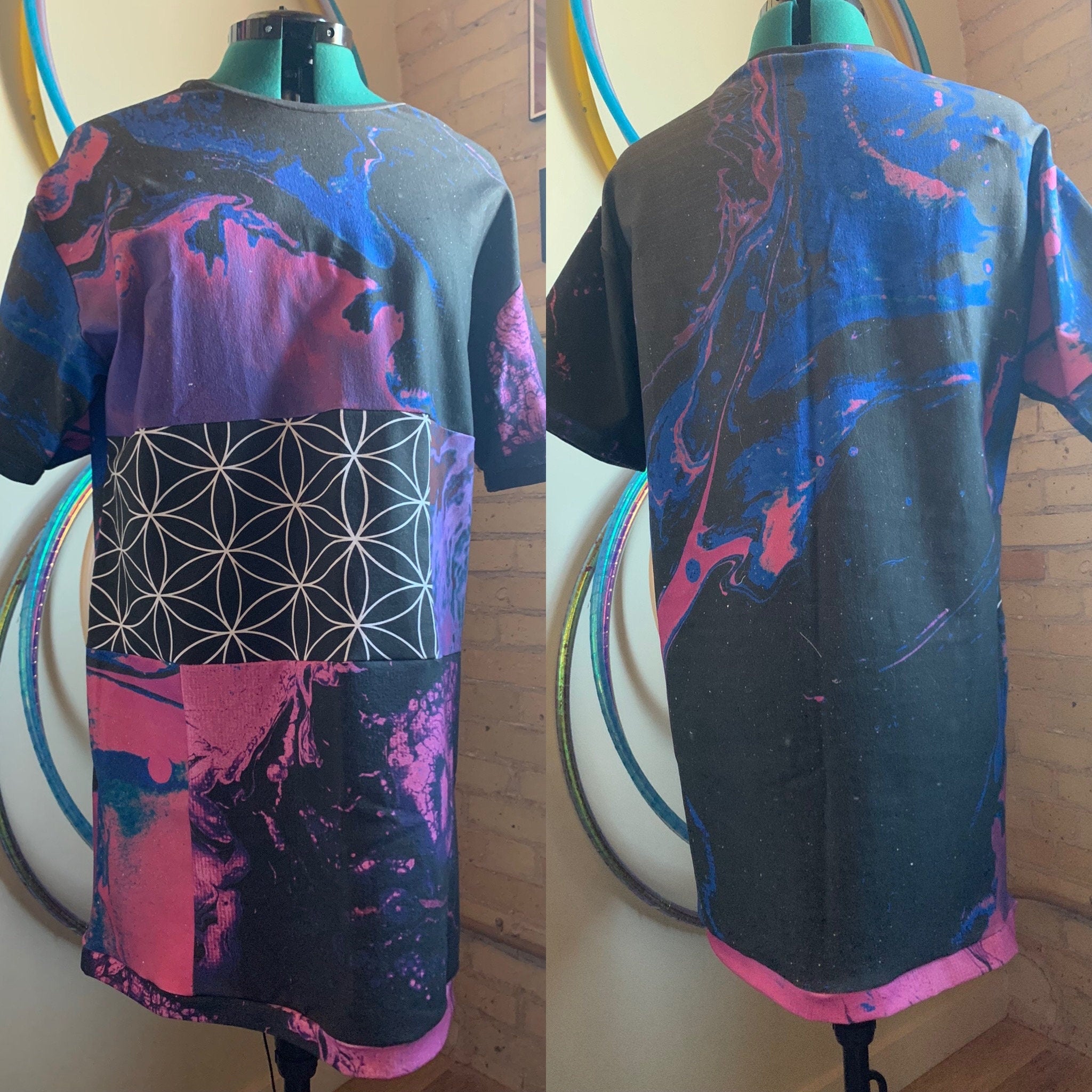 MTO Neo Patchwork T-Shirt - Unisex/Men's - Choose Your Patterns