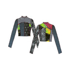 MTO Comet Mock Neck Crop Top