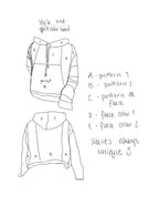 MTO Patchwork Hoodie - Choose your Pattern/Color