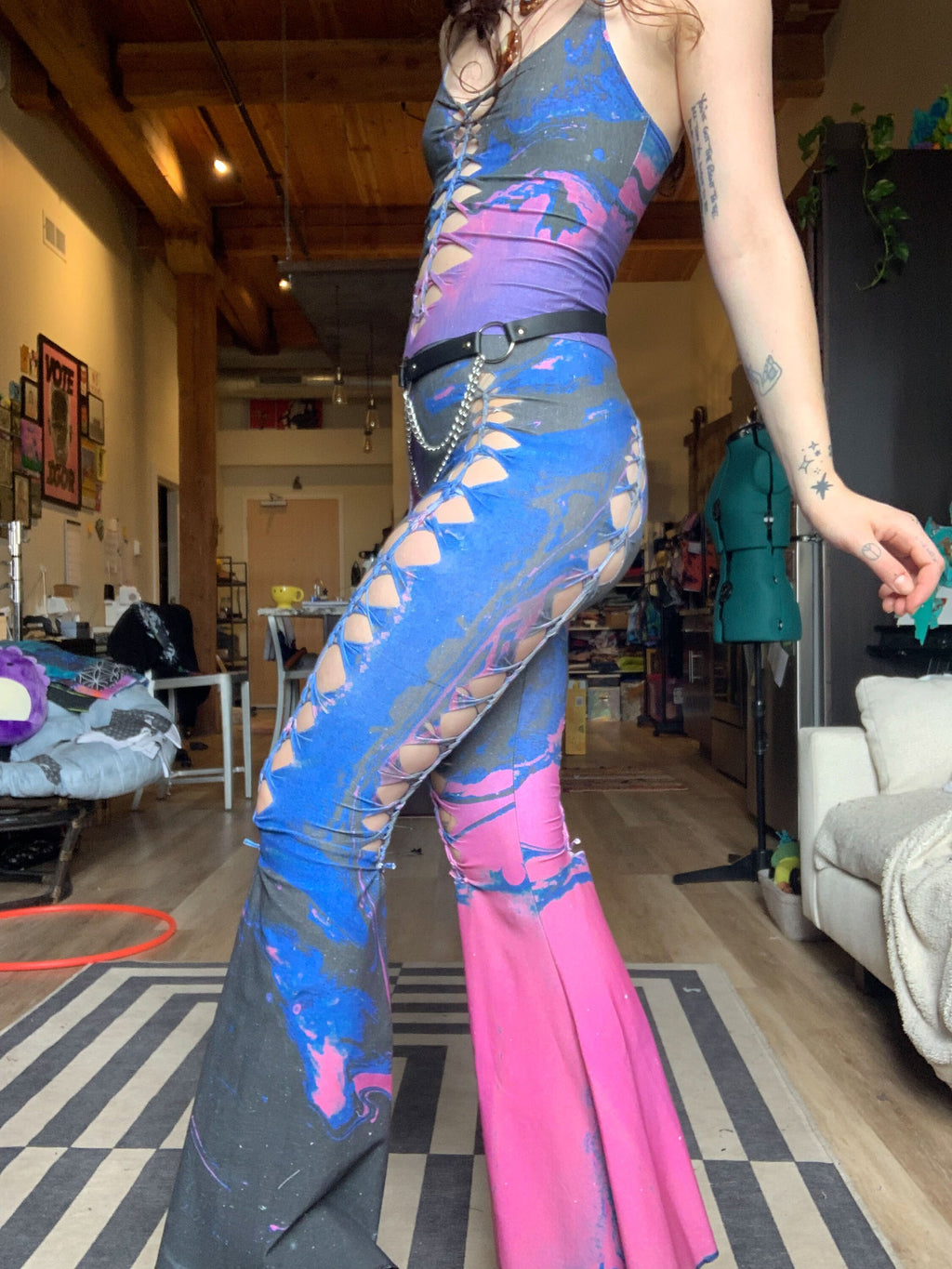 MTO Discotheque Flared Jumpsuit - Choose Your Pattern