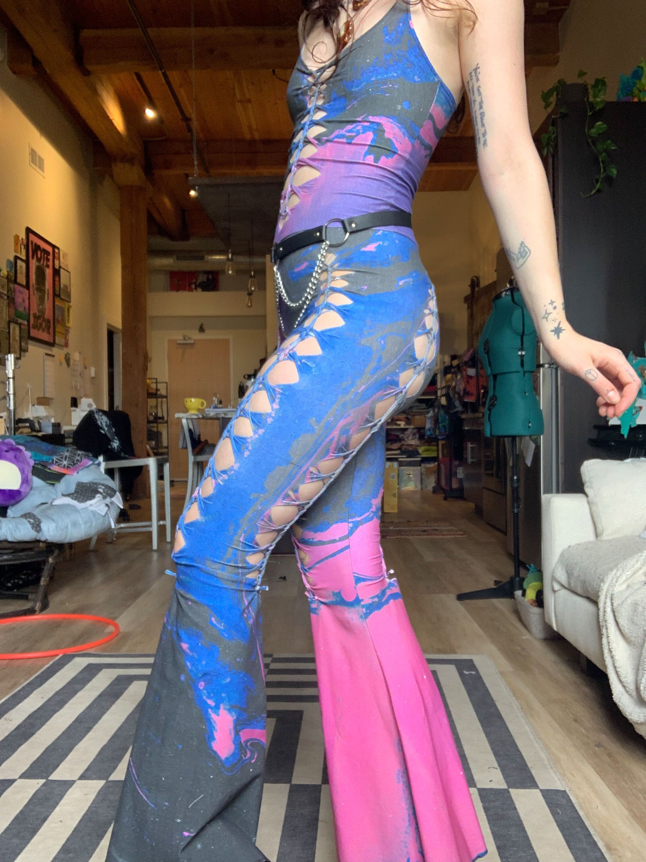 MTO Discotheque Flared Jumpsuit - Choose Your Pattern