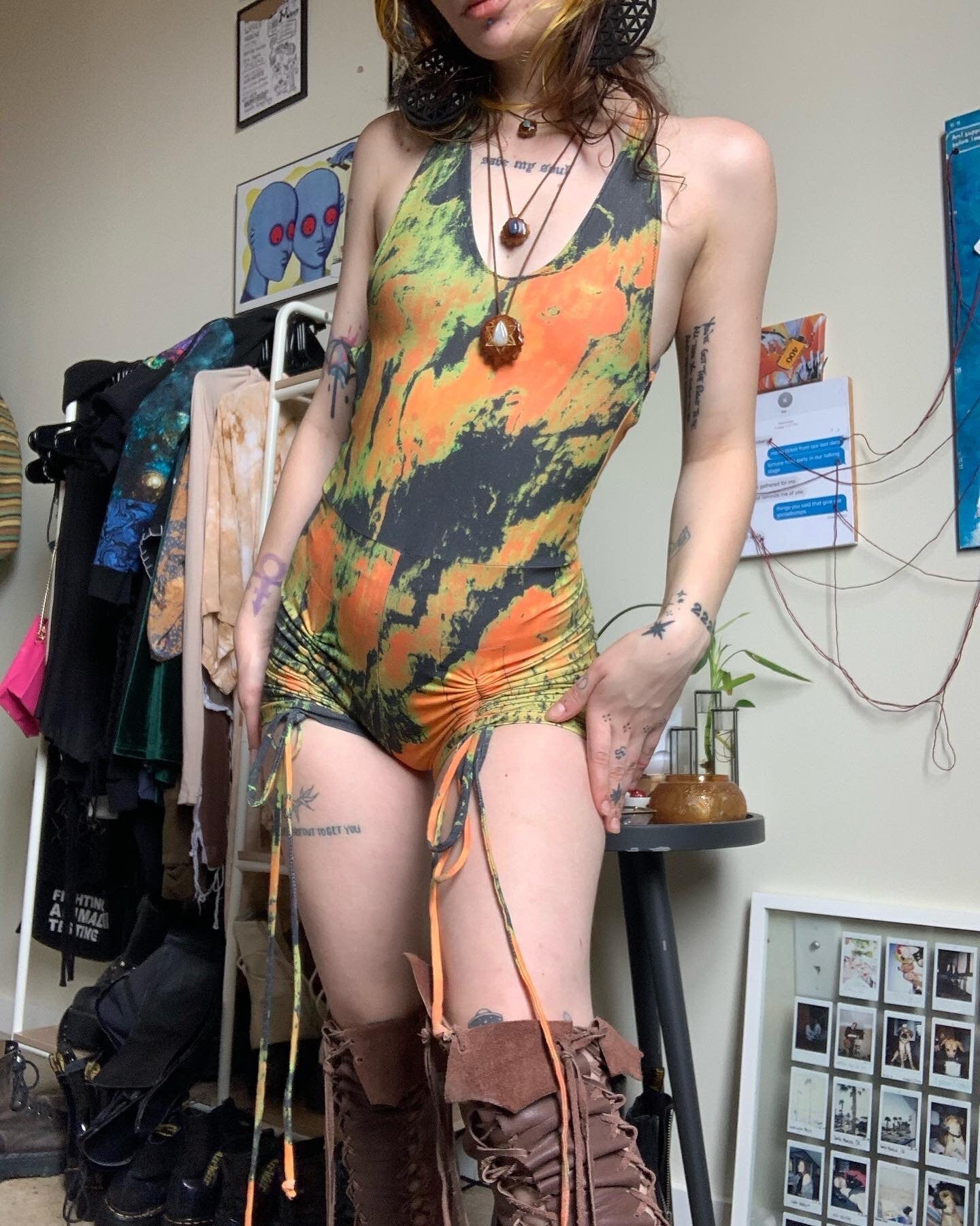 MTO Dreamster Playsuit/Romper - Choose Your Pattern + Top Style!