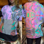 MTO Demi Patchwork Front T-Shirt - Unisex/Men's  - Choose Your Patterns